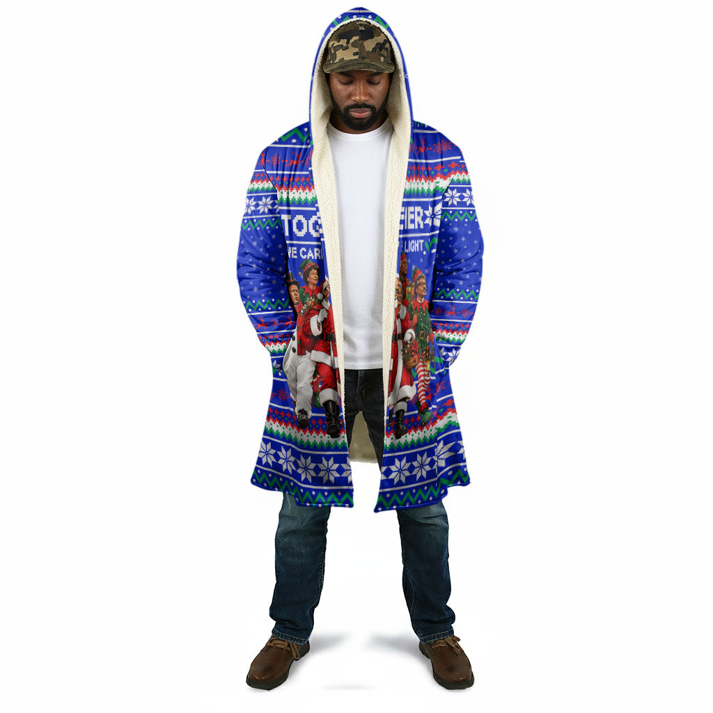 Civil Rights Leaders Christmas Cloak Pattern Vintage Retro Black History Freedom Art