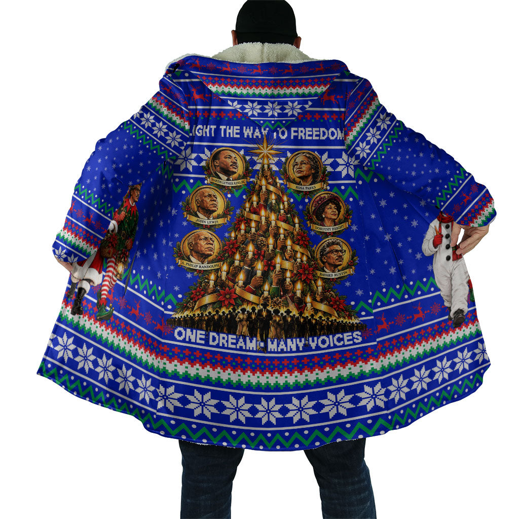 Civil Rights Leaders Christmas Cloak Pattern Vintage Retro Black History Freedom Art