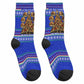 Civil Rights Leaders Christmas Crew Socks Pattern Vintage Retro Black History Freedom Art