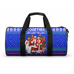 Civil Rights Leaders Christmas Duffle Bag Pattern Vintage Retro Black History Freedom Art