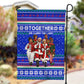 Civil Rights Leaders Christmas Garden Flag Pattern Vintage Retro Black History Freedom Art