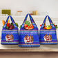 Civil Rights Leaders Christmas Grocery Bag Pattern Vintage Retro Black History Freedom Art
