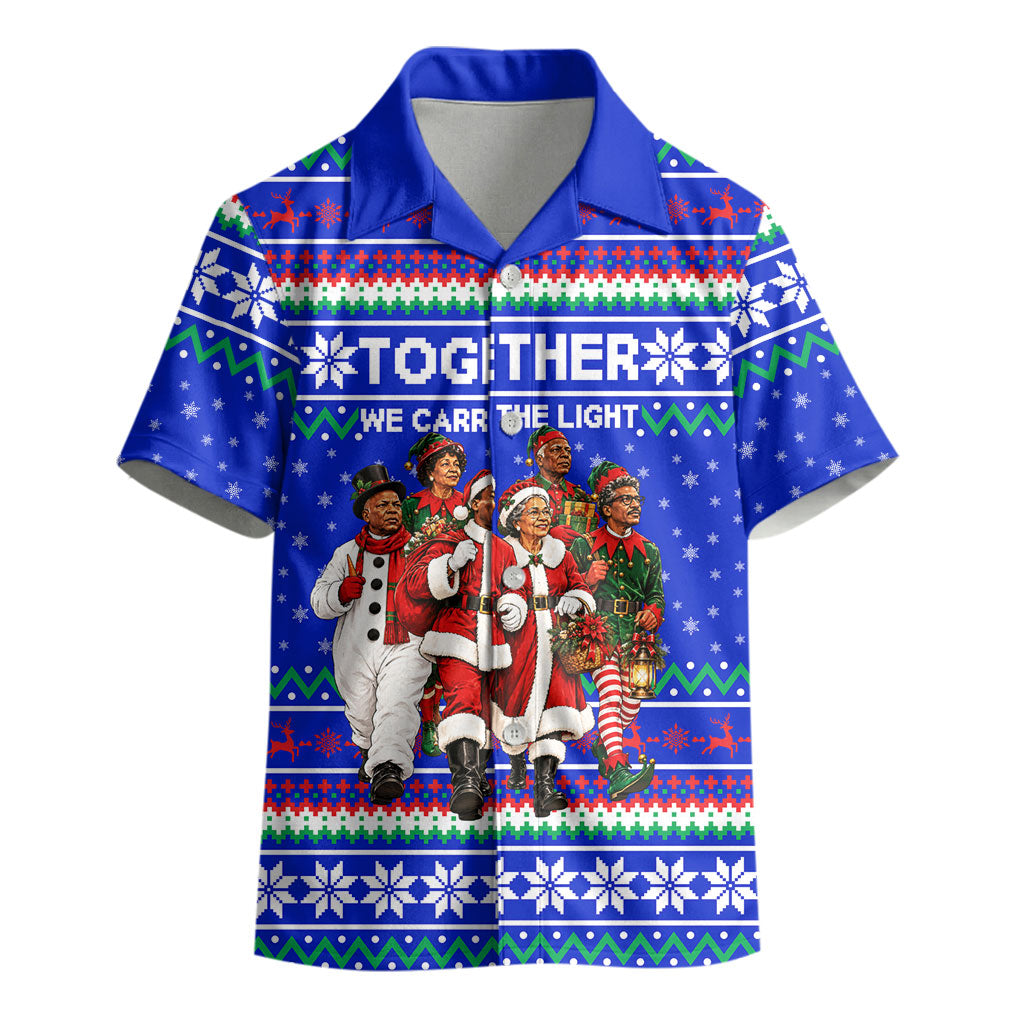 Civil Rights Leaders Christmas Kid Hawaiian Shirt Pattern Vintage Retro Black History Freedom Art