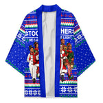 Civil Rights Leaders Christmas Kimono Pattern Vintage Retro Black History Freedom Art