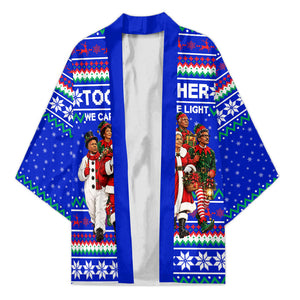 Civil Rights Leaders Christmas Kimono Pattern Vintage Retro Black History Freedom Art