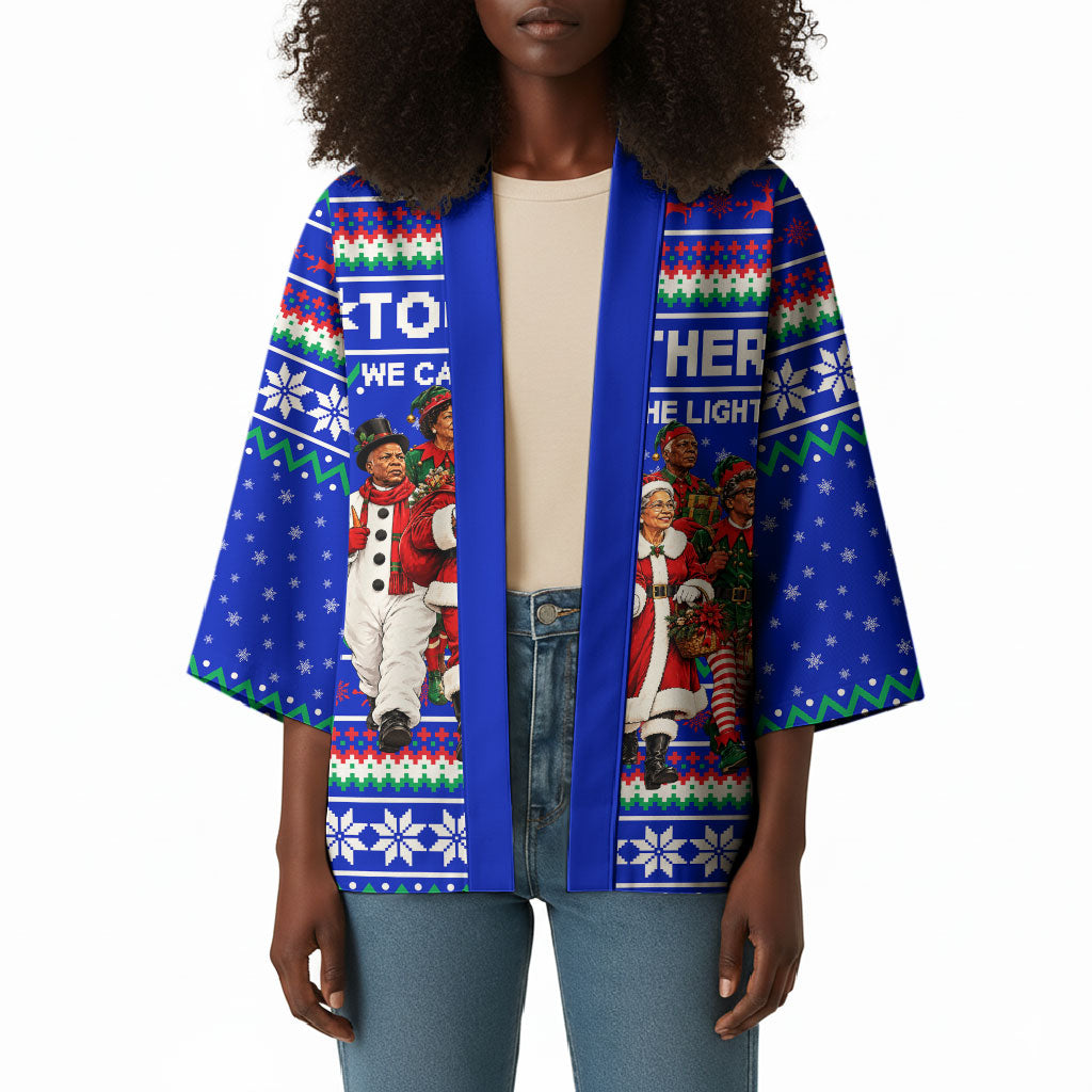Civil Rights Leaders Christmas Kimono Pattern Vintage Retro Black History Freedom Art