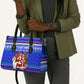 Civil Rights Leaders Christmas Leather Bag Pattern Vintage Retro Black History Freedom Art