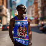 Civil Rights Leaders Christmas Men Tank Top Pattern Vintage Retro Black History Freedom Art