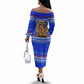 Civil Rights Leaders Christmas Off The Shoulder Long Sleeve Dress Pattern Vintage Retro Black History Freedom Art