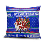 Civil Rights Leaders Christmas Pillow Cover Pattern Vintage Retro Black History Freedom Art
