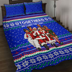 Civil Rights Leaders Christmas Quilt Bed Set Pattern Vintage Retro Black History Freedom Art