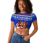 Civil Rights Leaders Christmas Raglan Cropped T shirt Pattern Vintage Retro Black History Freedom Art