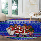 Civil Rights Leaders Christmas Round Carpet Pattern Vintage Retro Black History Freedom Art