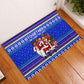 Civil Rights Leaders Christmas Rubber Doormat Pattern Vintage Retro Black History Freedom Art