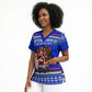 Civil Rights Leaders Christmas Scrub Top Pattern Vintage Retro Black History Freedom Art