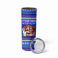 Civil Rights Leaders Christmas Skinny Tumbler Pattern Vintage Retro Black History Freedom Art