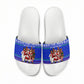 Civil Rights Leaders Christmas Slide Sandals Pattern Vintage Retro Black History Freedom Art