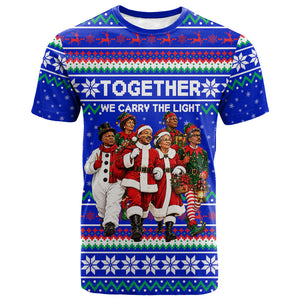 Civil Rights Leaders Christmas T shirt Pattern Vintage Retro Black History Freedom Art