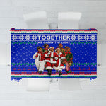 Civil Rights Leaders Christmas Tablecloth Pattern Vintage Retro Black History Freedom Art