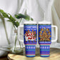 Civil Rights Leaders Christmas Tumbler With Handle Pattern Vintage Retro Black History Freedom Art