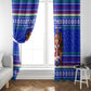 Civil Rights Leaders Christmas Window Curtain Pattern Vintage Retro Black History Freedom Art