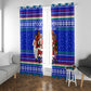 Civil Rights Leaders Christmas Window Curtain Pattern Vintage Retro Black History Freedom Art