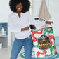 Civil Rights Leaders Christmas Laundry Basket Vintage Black History Hope Freedom Art