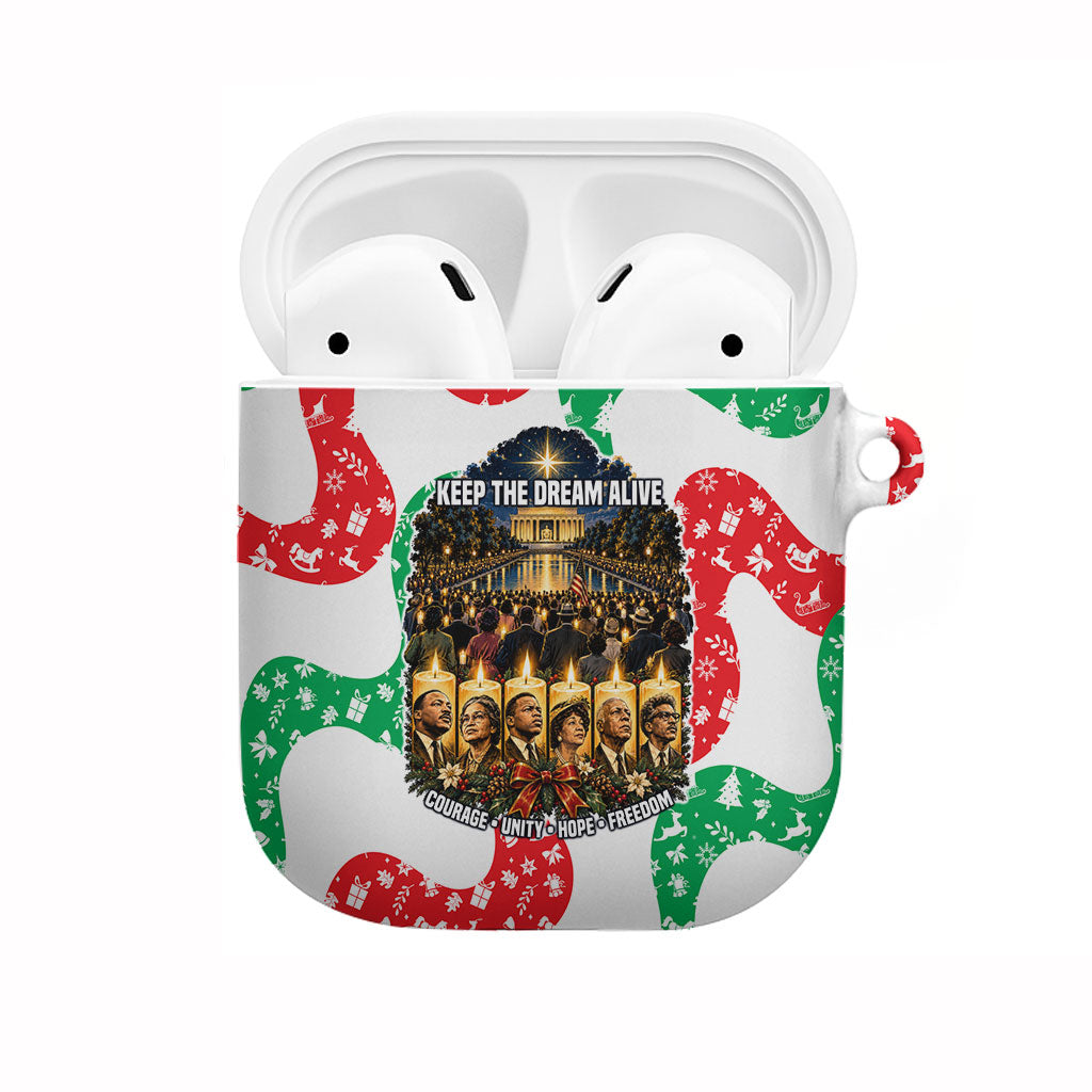 Civil Rights Leaders Christmas AirPods Case Vintage Black History Hope Freedom Art