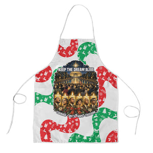 Civil Rights Leaders Christmas Apron Vintage Black History Hope Freedom Art