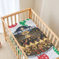 Civil Rights Leaders Christmas Baby Bed Cover Vintage Black History Hope Freedom Art