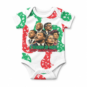Civil Rights Leaders Christmas Baby Onesie Vintage Black History Hope Freedom Art