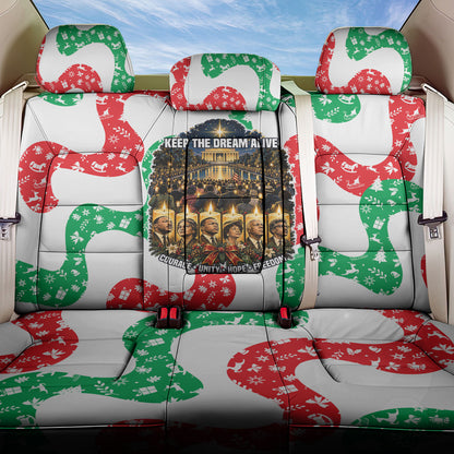 Civil Rights Leaders Christmas Back Car Seat Cover Vintage Black History Hope Freedom Art