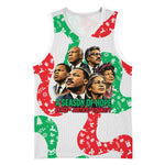 Civil Rights Leaders Christmas Basketball Jersey Vintage Black History Hope Freedom Art