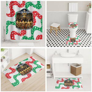 Civil Rights Leaders Christmas Bathroom Set Vintage Black History Hope Freedom Art