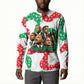 Civil Rights Leaders Christmas Button Sweatshirt Vintage Black History Hope Freedom Art