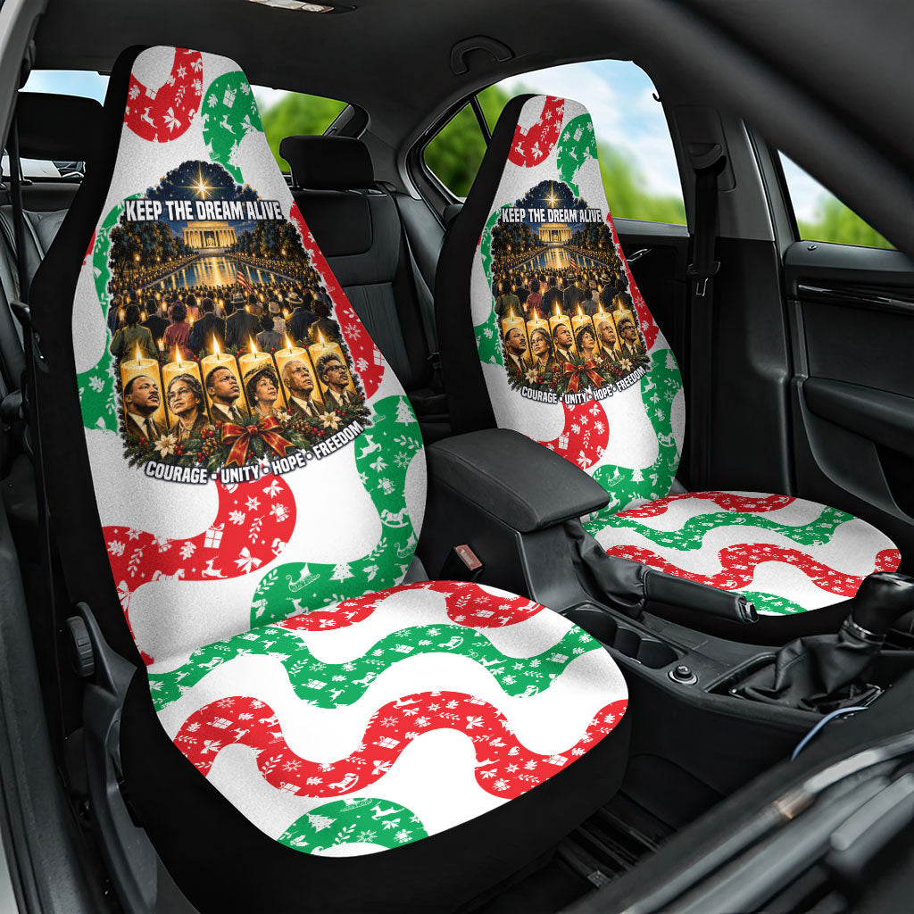 Civil Rights Leaders Christmas Car Seat Cover Vintage Black History Hope Freedom Art