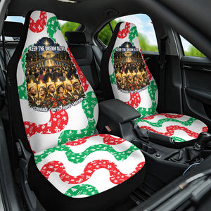 Civil Rights Leaders Christmas Car Seat Cover Vintage Black History Hope Freedom Art