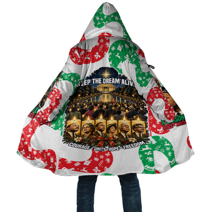 Civil Rights Leaders Christmas Cloak Vintage Black History Hope Freedom Art