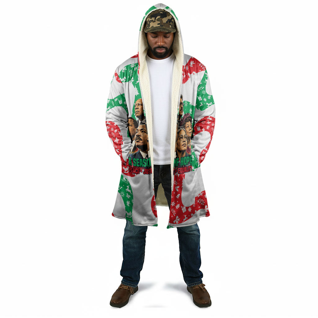 Civil Rights Leaders Christmas Cloak Vintage Black History Hope Freedom Art