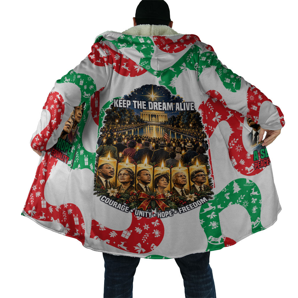 Civil Rights Leaders Christmas Cloak Vintage Black History Hope Freedom Art