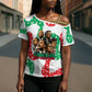 Civil Rights Leaders Christmas Cross Shoulder Shirt Vintage Black History Hope Freedom Art
