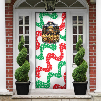 Civil Rights Leaders Christmas Door Cover Vintage Black History Hope Freedom Art