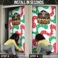 Civil Rights Leaders Christmas Door Cover Vintage Black History Hope Freedom Art