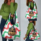 Civil Rights Leaders Christmas Grocery Bag Vintage Black History Hope Freedom Art