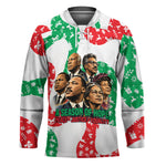 Civil Rights Leaders Christmas Hockey Jersey Vintage Black History Hope Freedom Art