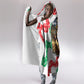 Civil Rights Leaders Christmas Hooded Blanket Vintage Black History Hope Freedom Art