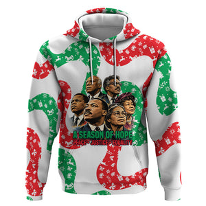 Civil Rights Leaders Christmas Hoodie Vintage Black History Hope Freedom Art