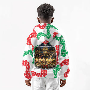 Civil Rights Leaders Christmas Kid Hoodie Vintage Black History Hope Freedom Art