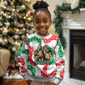 Civil Rights Leaders Christmas Kid Ugly Christmas Sweater Vintage Black History Hope Freedom Art