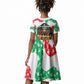 Civil Rights Leaders Christmas Kid Short Sleeve Dress Vintage Black History Hope Freedom Art